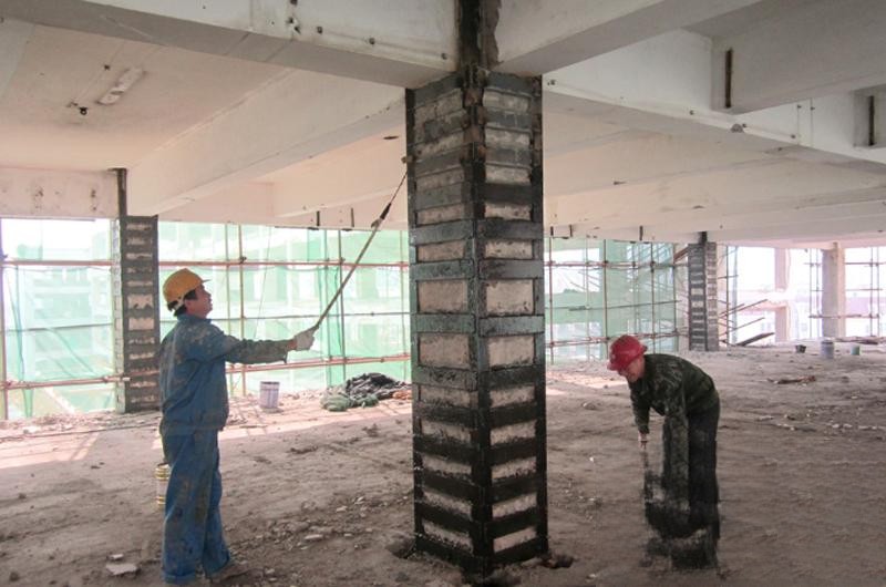 定远型钢外包钢加固施工的质量怎么做检测？